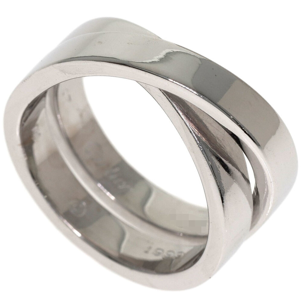 Cartier Paris Ring #57, 18K White Gold, Women's Ring, CARTIER